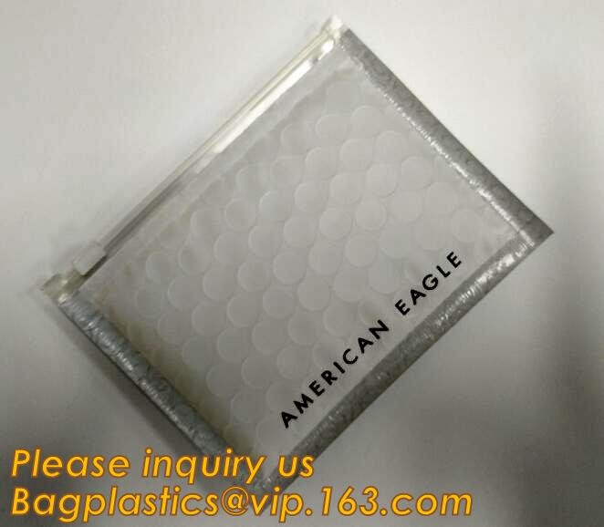 Cosmetic Pink Slider Padded Bag/Silver k Bag With Bubble,Padded Envelopes Cheap Aluminium Foil k Holographic