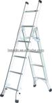 Natural Silver Anodized Aluminum Materrial Ladders Household Step Ladder