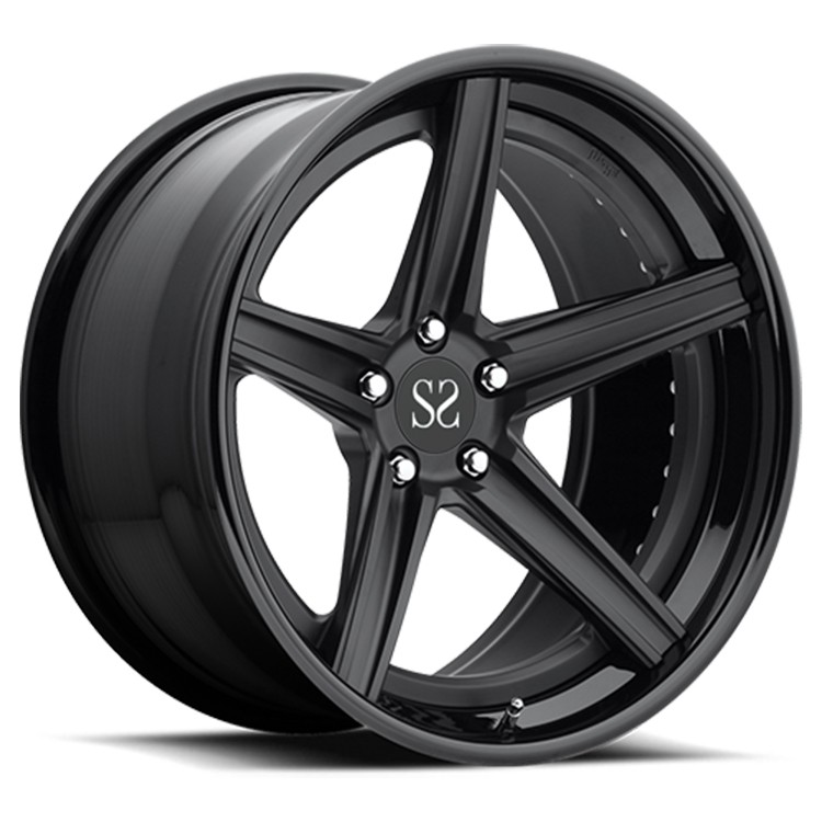 21 staggered 3 piece forged wheel deep concave lip rims jant