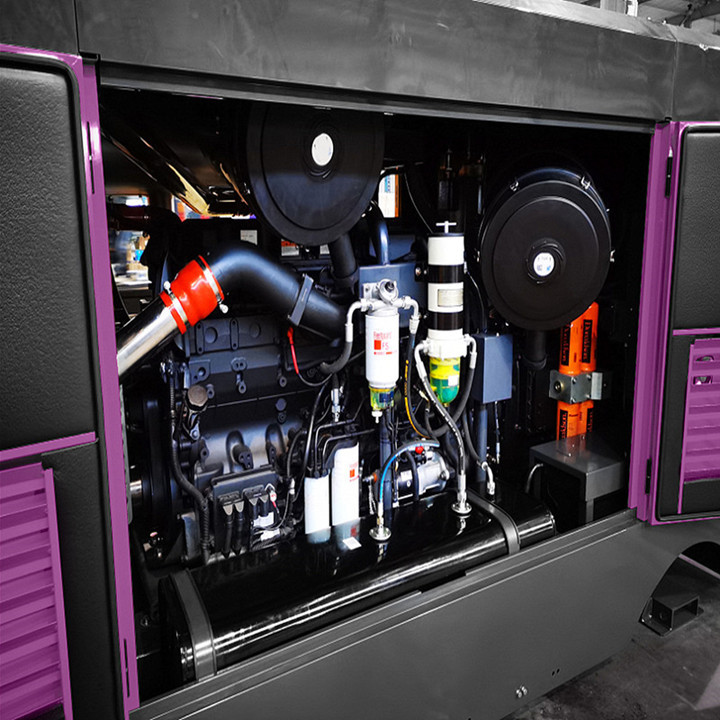 Diesel Screw Air Compressor Machine 34Bar High Pressure Screw Air Compressor For Sale