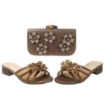 Supoo wholesale price wedding shoes matching bags african high heel shoes for