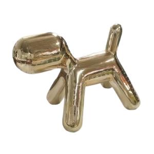 Quality Industrial Mini Aluminum Shell Fiberglass Cute Animal Puppy Chair Dog shape kid chair wholesale