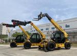 4.5 Tons Mini Telehandler Large Capacity Yellow
