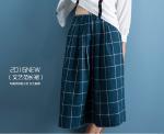cotton blue & white gingham dress fashionable n casual