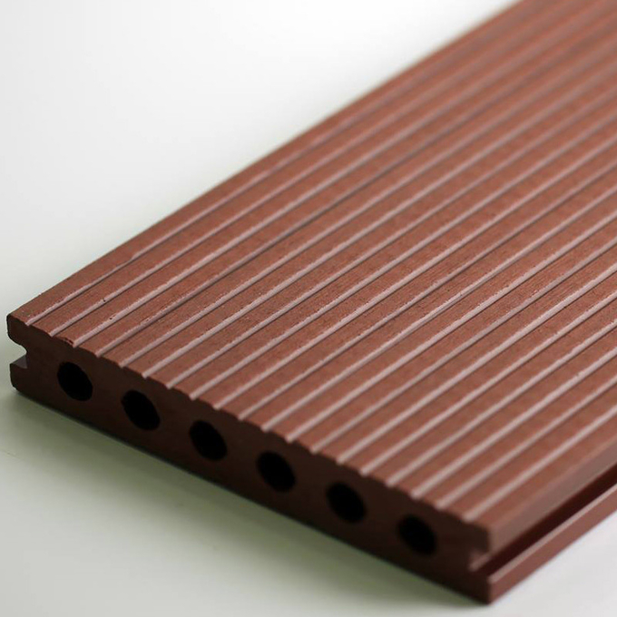 custom WPC Floor Decking Water Resistant Composite WPC Outdoor Panel