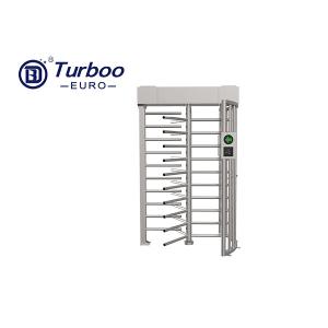 Quality Fingerprint Full Height Turnstile Stainless Steel Single Pass Site wholesale