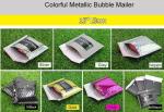15x13cm Purple Metallic Bubble Mailer Easy Using With Excellent Shock Resistance