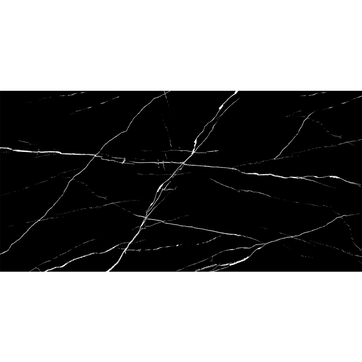Glossy 60x120 Super Black Porcelain Tiles Stone Imitation Texture/Ceramic Tiles/Granite