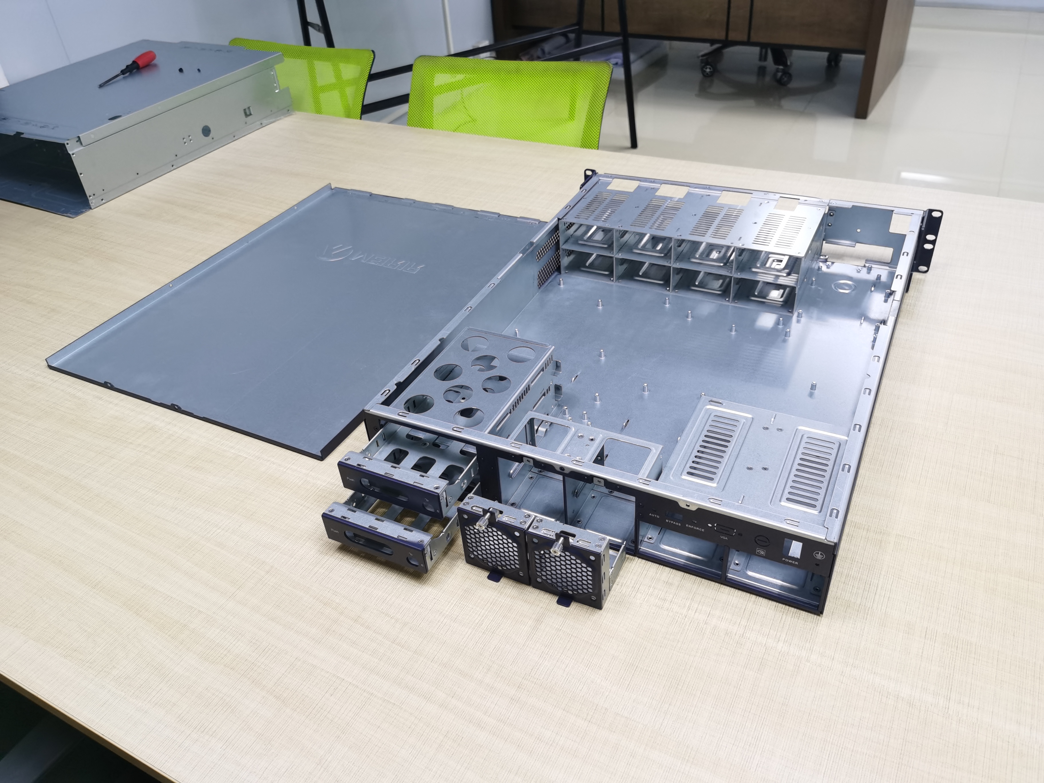 4u Rack Server Chassis Design Large Stock Metal Sheet Fabrication 3u Server Case