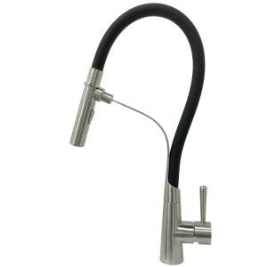 Quality china stainless steel pull out kitchen faucet FOR NORTH AMERICA MARKET wholesale