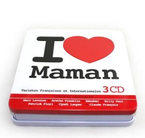 Quality double cover CD tin boxes wholesale