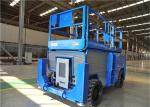 Rough Terrain Small Hydraulic Scissor Lift 24v 25a Charger Powered By Diesel