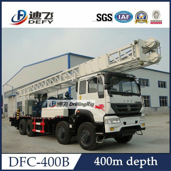 DFC-400B Sinotruk Truck mounted water well drill rig for sale, Hydraulic Water
