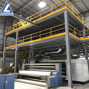 Quality AL brand automatic 1600mm SS pp spun bonded spun bonded non woven fabric machinery wholesale