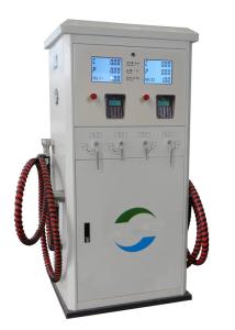 Quality Two Noozle CNG Dispenser For Compressed Natural Gas Filling Station Low Outlet Pressure wholesale