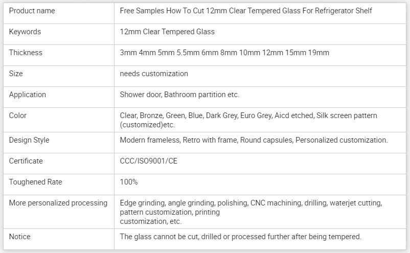 Hot Selling Custom Design 3mm 4mm 5mm 8mm Tempered Glass For Building Railings