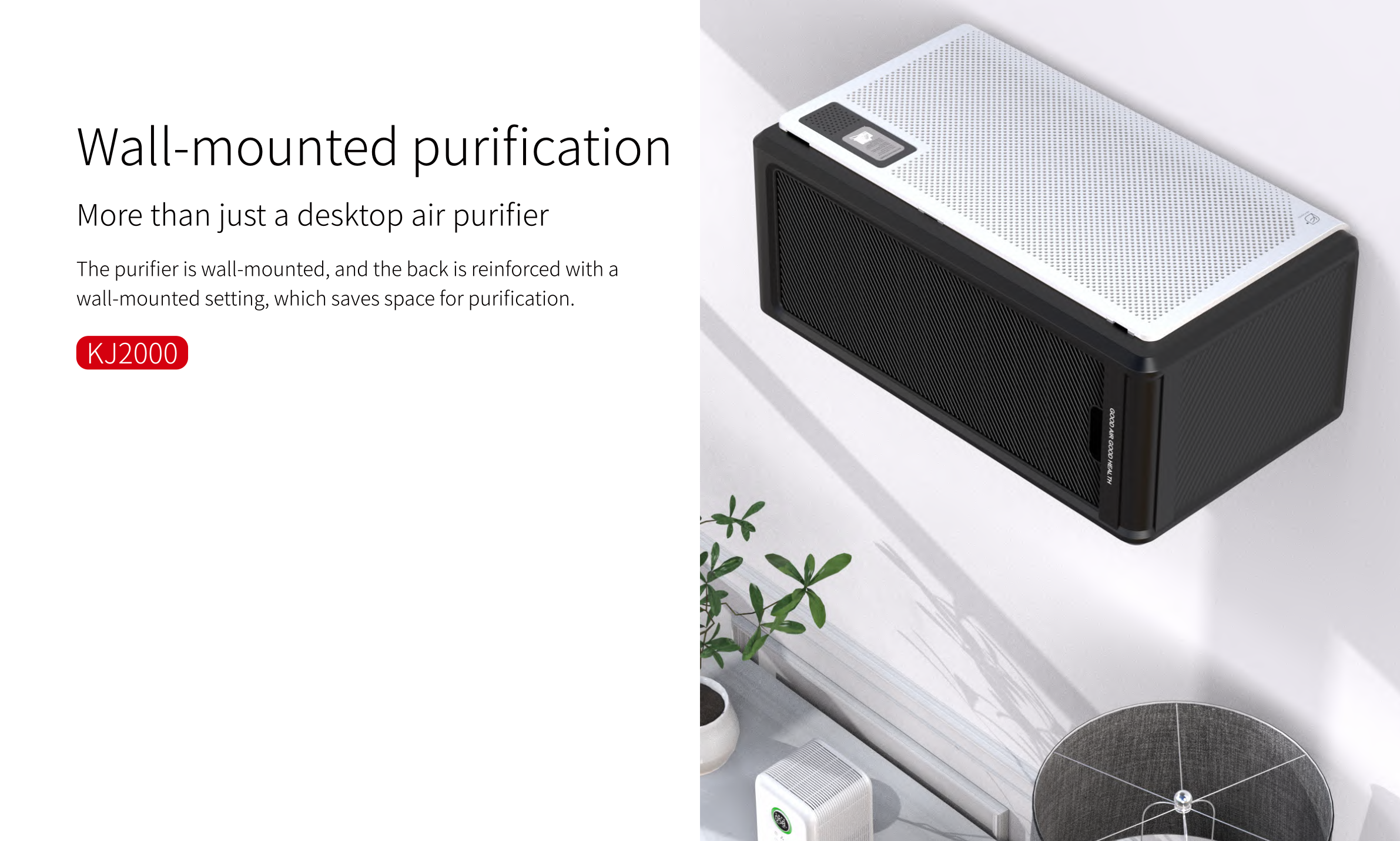 Powerful Large Coverage HEPA Filter Air Purifier Triple Filtration 6 Layers Purification Deep Air Cleaning Air Cleaner