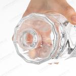 Vodka Wine Glass Bottle with Customized Bottle Color and Beautiful Crystal