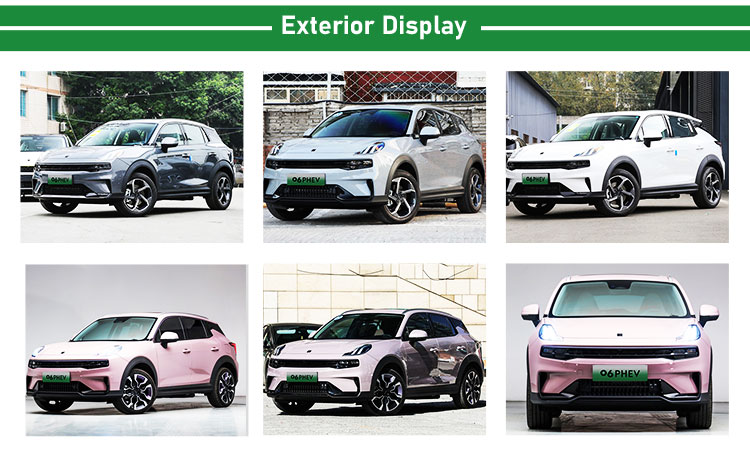 Plug-in Hybrid Technology Lynk Co 06 Fast Speed and Customized Color as Energy Luxury Electric Vehicle with 190KW Power