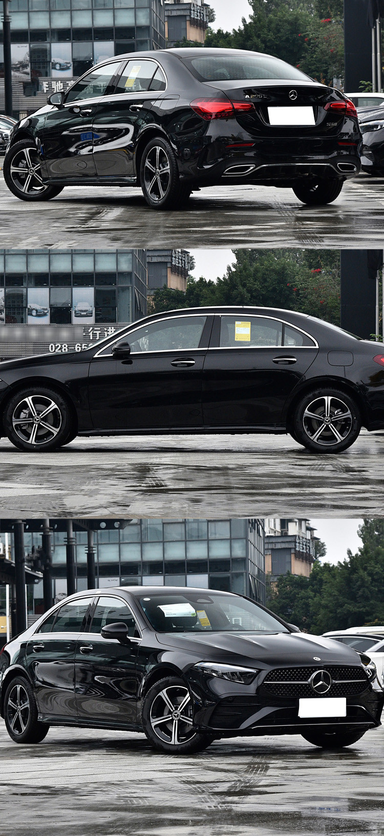 4 Door Mercedes Benz Sedan A-Class 180L Gasoline Petrol Fashion New Car 241 Hp