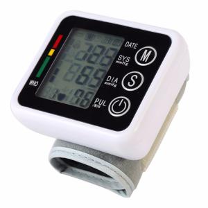 Quality Digital pulse wrist Blood Pressure Monitors meters tonometer pulsometro sphygmomanometer wholesale