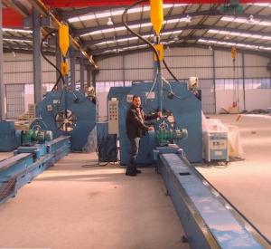 Quality 16m Length Autotmatic Welding Light Pole Production Line 4KW AC Motor wholesale