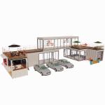 40ft Mobile Bar Restaurant Container Hotel Steel Container Storage Prefab
