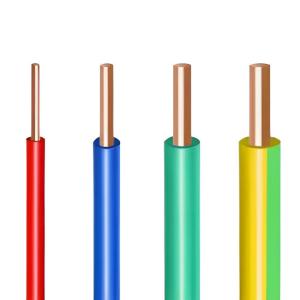 Quality Household BV Single Core Electrical Wire 450 750V 1mm 1.5mm 2.5mm 4mm 6mm 10mm 16mm wholesale