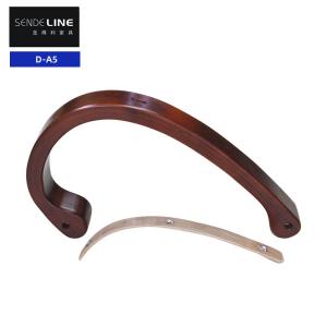Quality Modern Reddish Brown Solid Wooden Chair Armrest Increase Comfort And Support wholesale