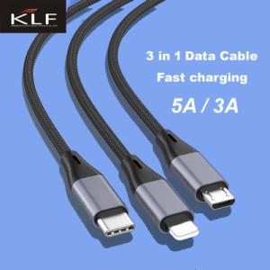 Quality USB Cable 3 in 1 Fast Charging Data wire wholesale