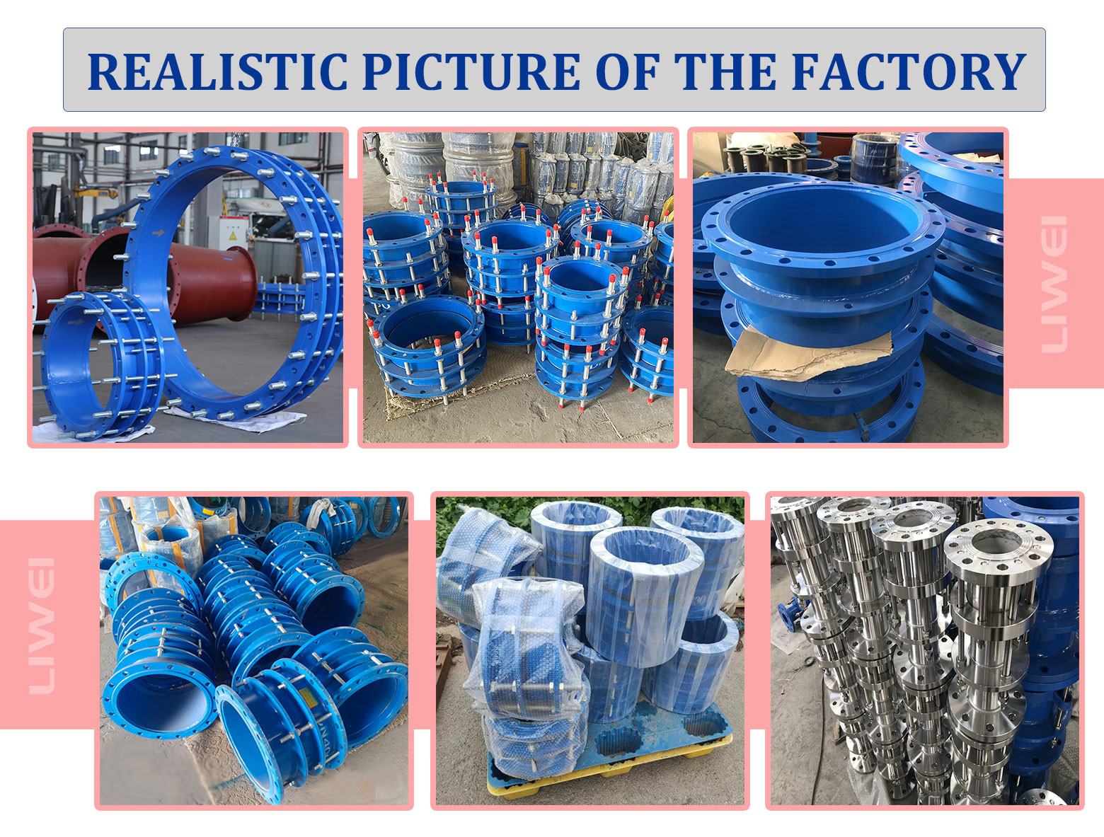 High Strength And Durability Steel Joint Flexible Design And Construction With Flange Connection