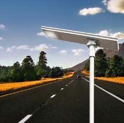 Quality green solar street lights shine cost free all in one smart road LED street lights wholesale
