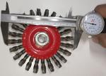 115mm M14 Nut Stainless Steel Knotted Wire Wheel Brush for Rust Removal