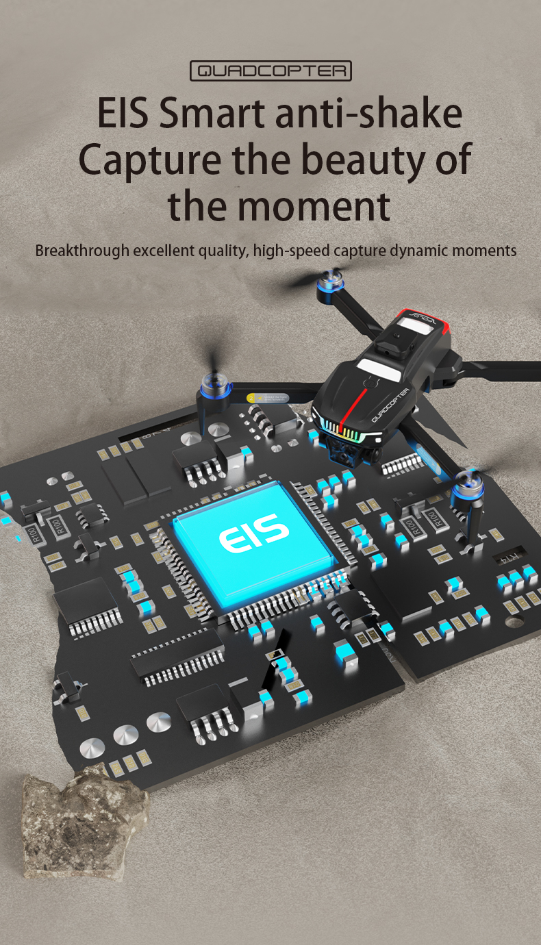 Flagship Performance Racing Drones Natural Color J16 Drone with Intelligent Obstacle Avoidance and Three Camera System