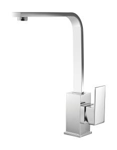 Quality Single Handle Chrome Finish Contemporary Kitchen Mixer Taps T81047 wholesale
