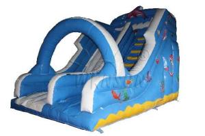 Quality Large Commercial Inflatable Water Slides For Adults Fireproof PVC Material Made wholesale