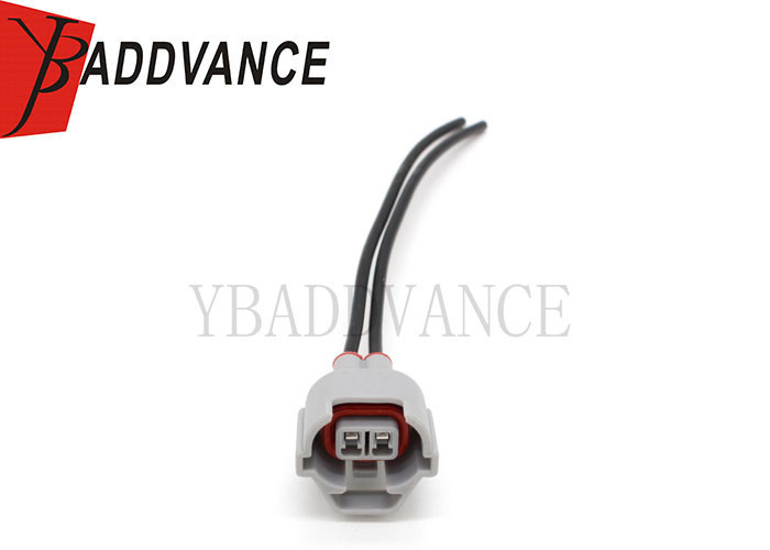 Slot Injector Pigtail Wire Connector 2 Pin Nippon Denso Bottom 15cm Length