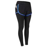 Two False Pieces Sweat Fitness Tights Leggings For Women Yoga Pants