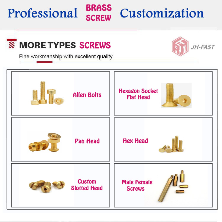 M2 M2.5 M3 M4 M5 M6 Hexagon Socket Flat Countersunk Head Screw Furniture Screws