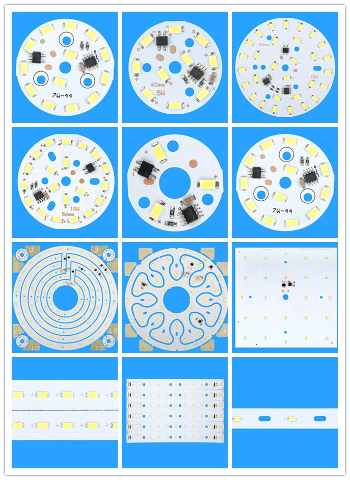 Round SMD5730 900LM Ceiling Light LED Module PCB Board Assembly