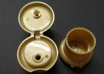 Mushroom Style Recyclable Flip Top Lid Gold Color Out Diameter 27 . 4MM