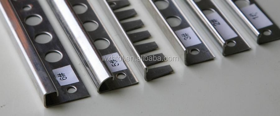 Custom Stainless Steel Trim Ceramic Tile Trim Corner Edge 90 Degree 10mm 12mm