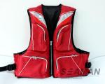 Durable Fashion 4 Pockets 420D Nylon Polyester PVC Foam Adult Fishing Life