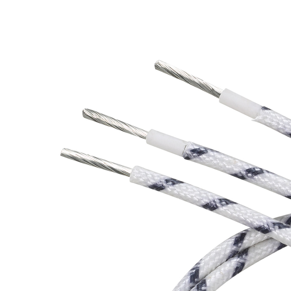FT2 UL3172 Silicone Insulation Wire 100m/ Roll Fiberglass Braided Cable