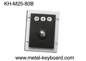 Quality USB Port Black Sealed Dust proof Trackball Pointing Device , stainless steel computer mouse wholesale