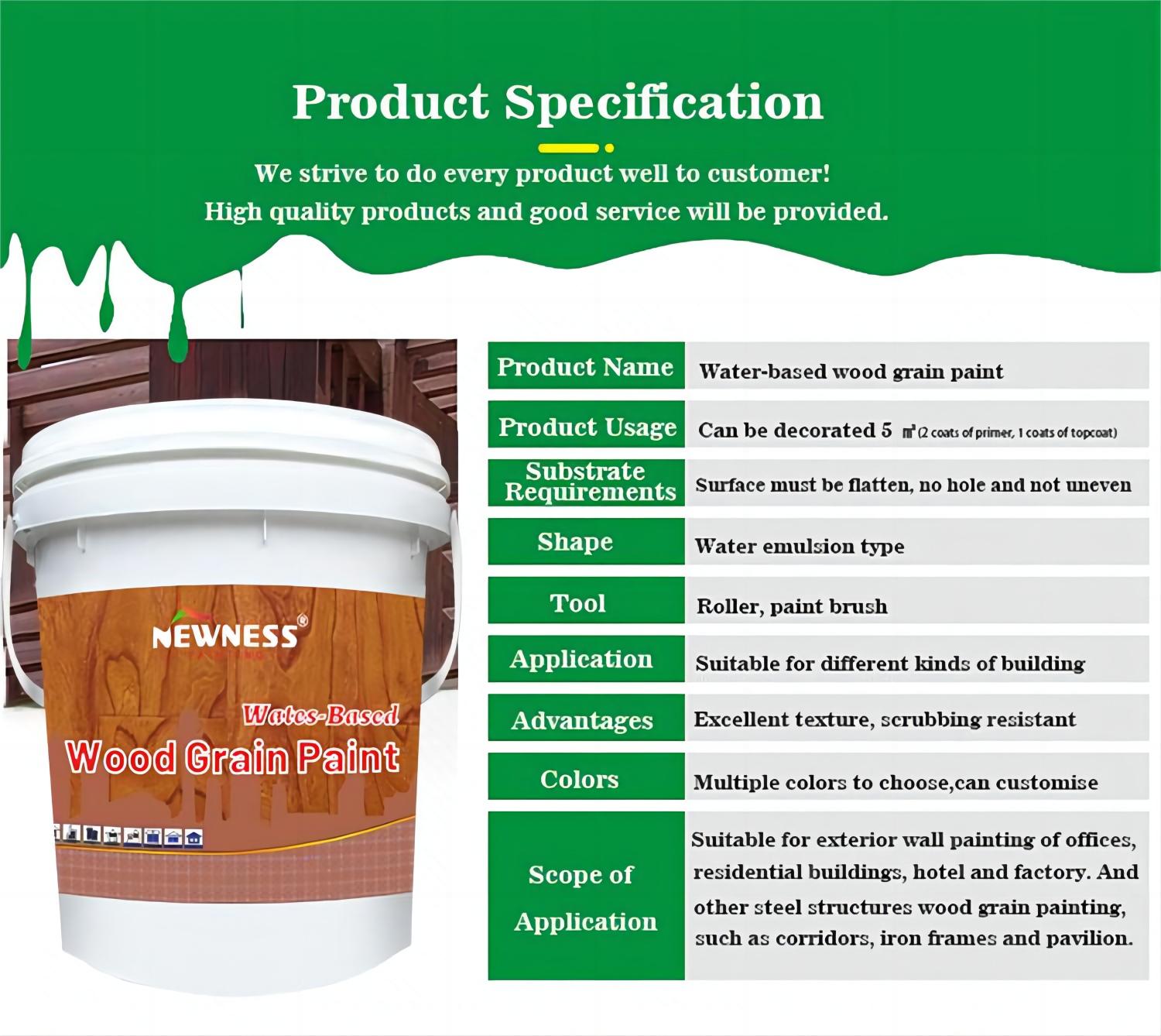 Volume 20KG/BUCKET Matt Wood Grain Powder Coating Paint for Aluminium Wood Effect