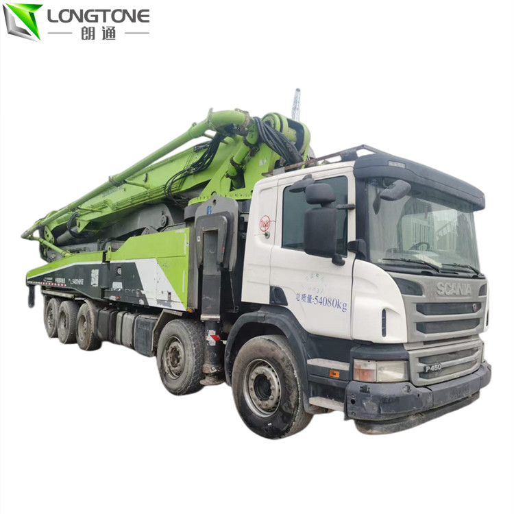 ZOOMLION 49m Used Concrete Line Pumps High Operating Efficiency