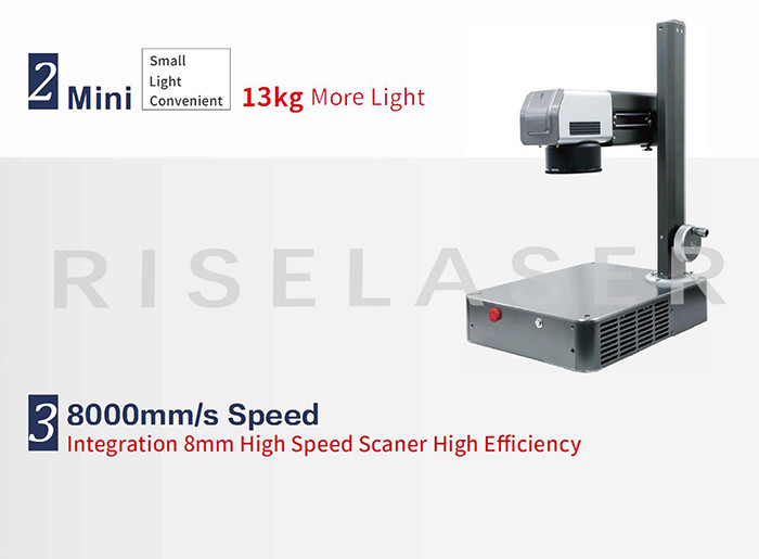 Mini Handheld Fiber Laser Marking Machine For Metal Diffferent Code Sn Number