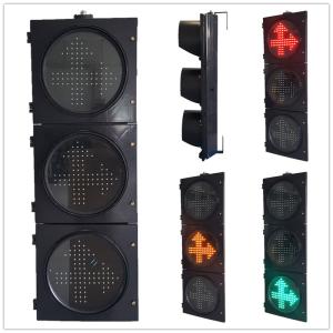 Quality 3-Aspect RYG Double-Arrow Road Traffic Light 300MM Red Yellow Green wholesale