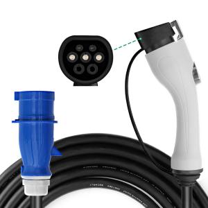 Quality 1phase 32A 7KW Type2 On-board Charging Portable EV Charger High Compatibility E-mingze Energy Electric Vehicle Charging Gun wholesale